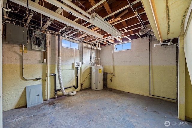 1203 S 8th Ave, Yakima, WA 98902 - below grade area featuring electric water heater and electric panel