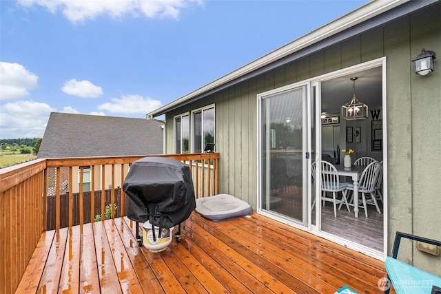 167 Goldmyer Dr, Chehalis, WA 98532 - wooden deck with area for grilling