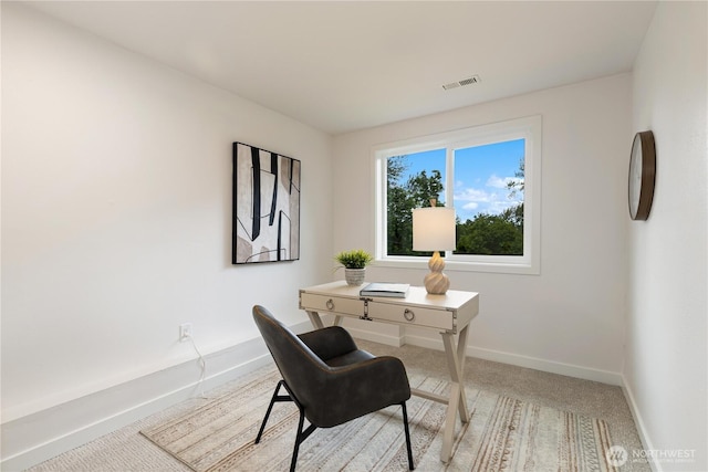5134 S Wallace St, Seattle, WA 98178 - office area featuring baseboards and light colored carpet
