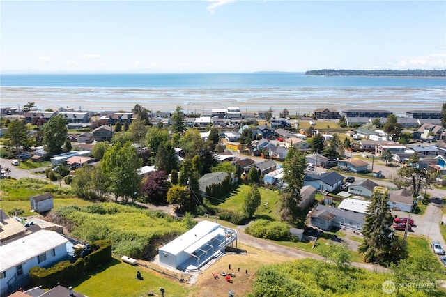 7535 Sunset Dr, Blaine, WA 98230 - aerial view of residential area featuring a nearby body of water