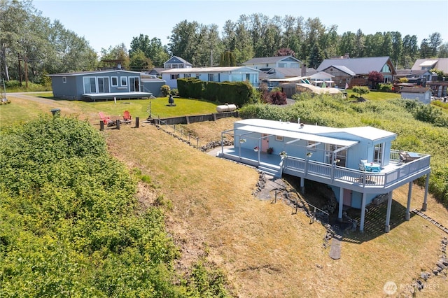 7535 Sunset Dr, Blaine, WA 98230 - aerial view of residential area featuring a tree filled landscape