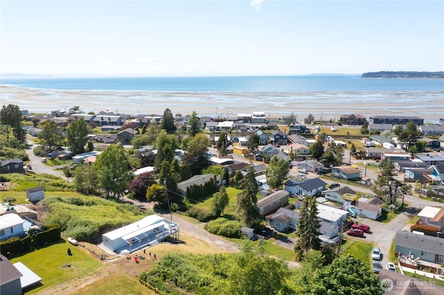 7535 Sunset Dr, Blaine, WA 98230 - aerial perspective of suburban area featuring a nearby body of water