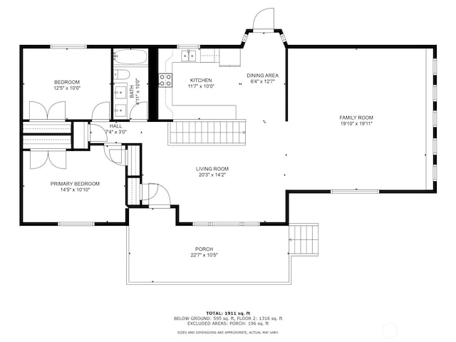 110 E Sea Breeze Dr, Grapeview, WA 98546 - property floor plan