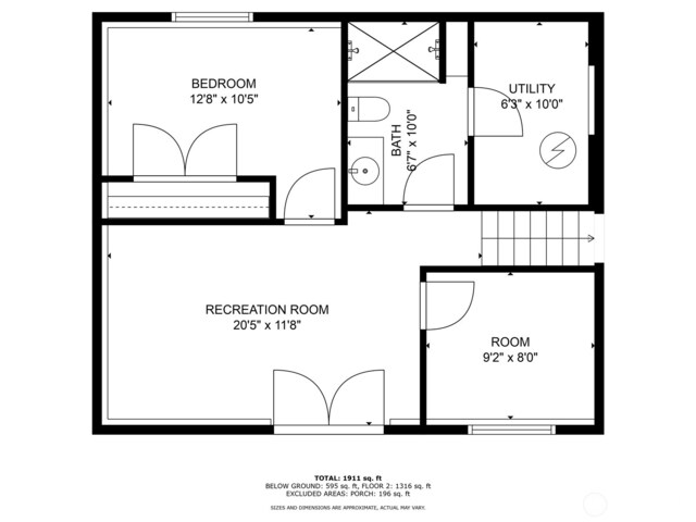 110 E Sea Breeze Dr, Grapeview, WA 98546 - property floor plan
