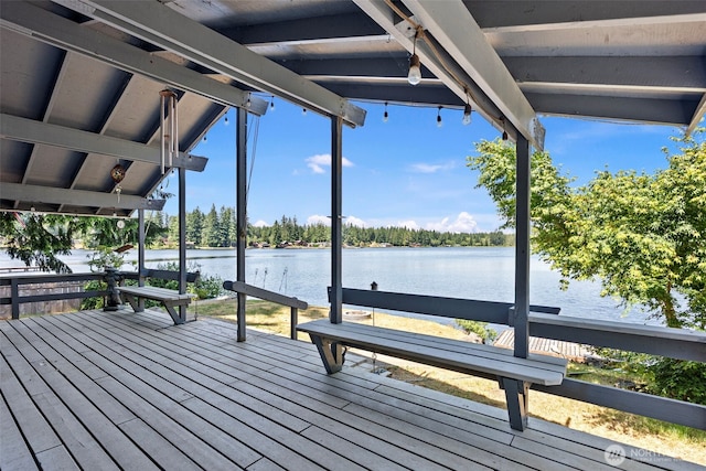 268 Kingsway W, Bremerton, WA 98312 - wooden terrace with a water view