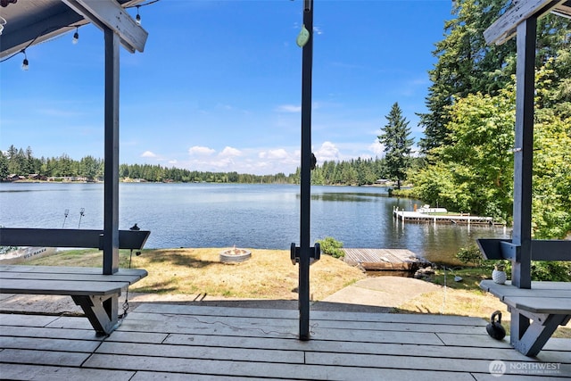 268 Kingsway W, Bremerton, WA 98312 - dock featuring a water view