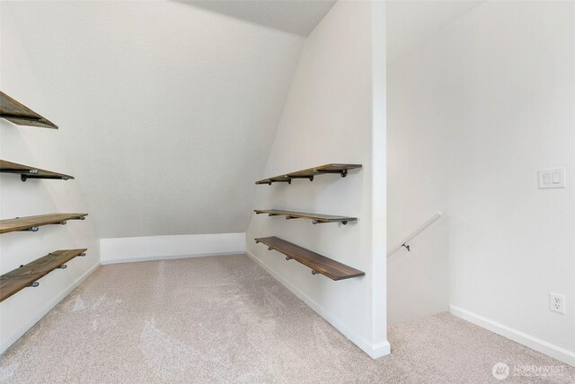 34821 NE Gable Ave, La Center, WA 98629 - walk in closet with carpet floors and lofted ceiling