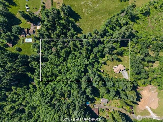 34821 NE Gable Ave, La Center, WA 98629 - view of property location featuring property parcel outlined