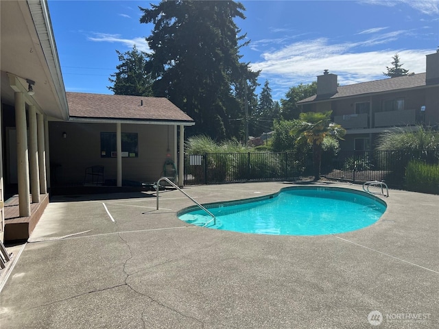 20110 60th Ave W Unit F26, Lynnwood, WA 98036 - view of swimming pool with a patio