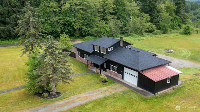 39966 Cape Horn Rd, Birdsview, WA 98237 - aerial view of property and surrounding area featuring a forest