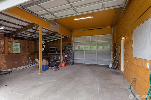 39966 Cape Horn Rd, Birdsview, WA 98237 - garage with wooden walls