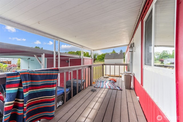 260 Ho Hum Ln, Aberdeen, WA 98520 - view of wooden deck