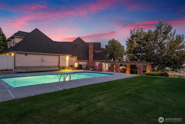 4180 April Dr, Wenatchee, WA 98801 - view of swimming pool with a pergola