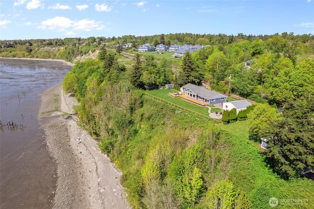3161 Locust Ave, Bellingham, WA 98225 - aerial view of a nearby body of water and a forest