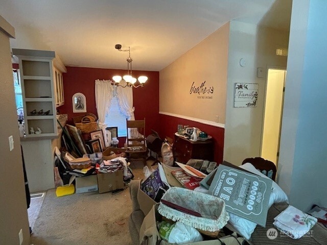 11410 127th St E Unit 185, Puyallup, WA 98374 - carpeted dining room with a chandelier