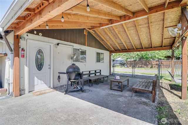 108 2nd St SE, Rainier, WA 98576 - view of patio with grilling area