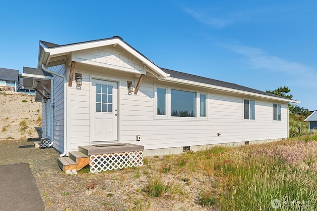 31810 I St, Ocean Park, WA 98640 - rear view of property with crawl space