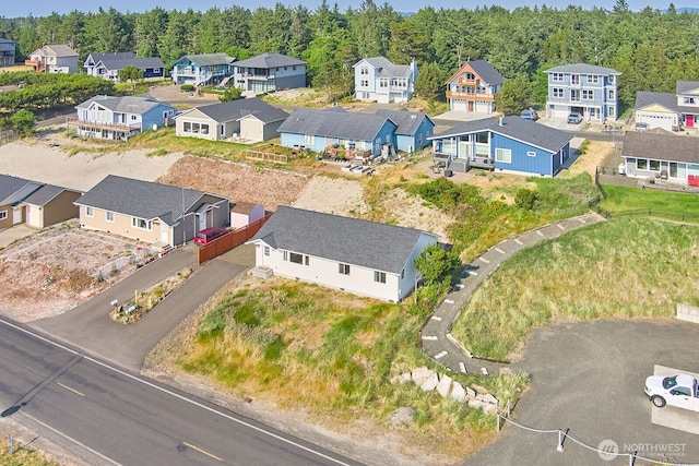 31810 I St, Ocean Park, WA 98640 - aerial perspective of suburban area featuring a forest