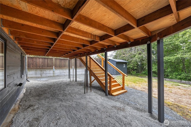 406 Center Pl, Everett, WA 98203 - view of patio / terrace with an outdoor structure