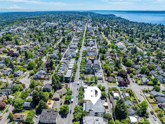 3717 California Ave SW Unit 304, Seattle, WA 98116 - aerial view of residential area with a large body of water