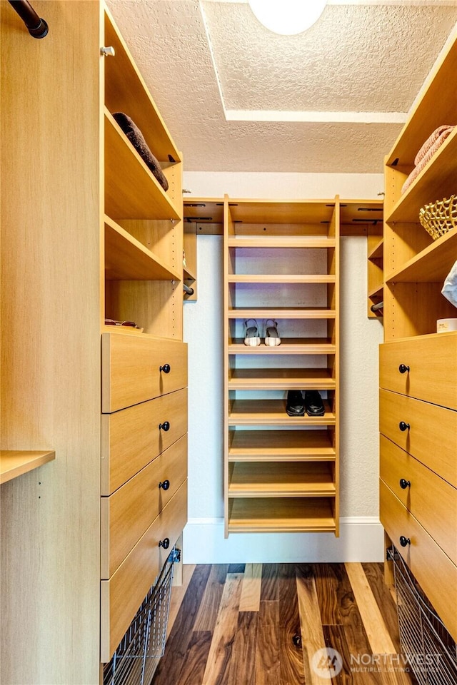 1716 E 4th St, Port Angeles, WA 98362 - spacious closet with dark wood finished floors