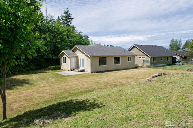 1416 Wilson Ave, Blaine, WA 98230 - back of house featuring an outbuilding and a patio area