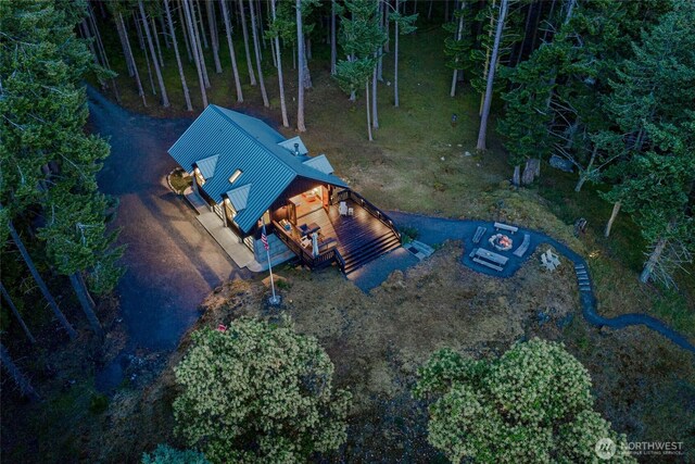 815 Carefree Way, Friday Harbor, WA 98250 - aerial view of property and surrounding area