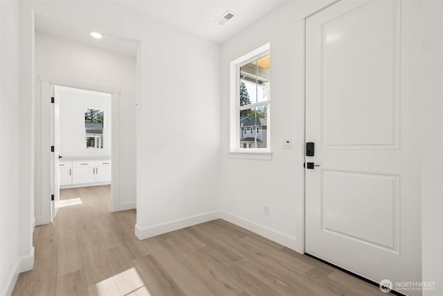 20620 97th Avenue St E Unit 16, Graham, WA 98338 - entrance foyer featuring healthy amount of natural light, light wood-style floors, baseboards, and recessed lighting