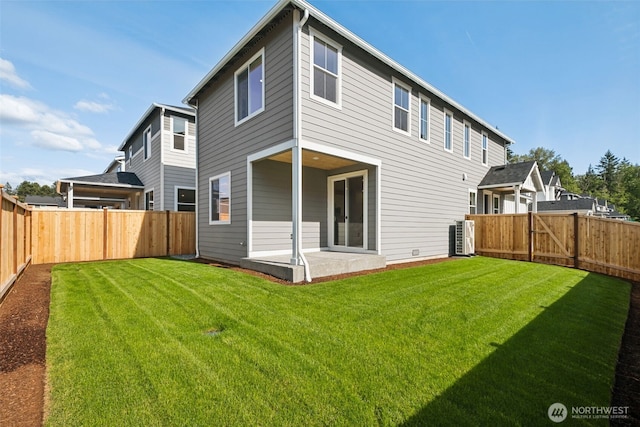 20620 97th Avenue St E Unit 16, Graham, WA 98338 - back of property featuring a patio and central air condition unit