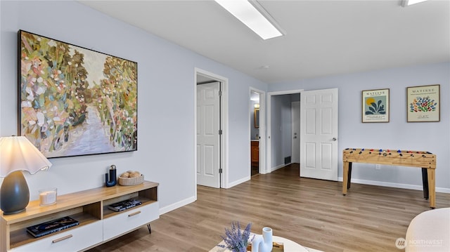 9824 NE 139th St, Kirkland, WA 98034 - living area featuring wood finished floors and baseboards