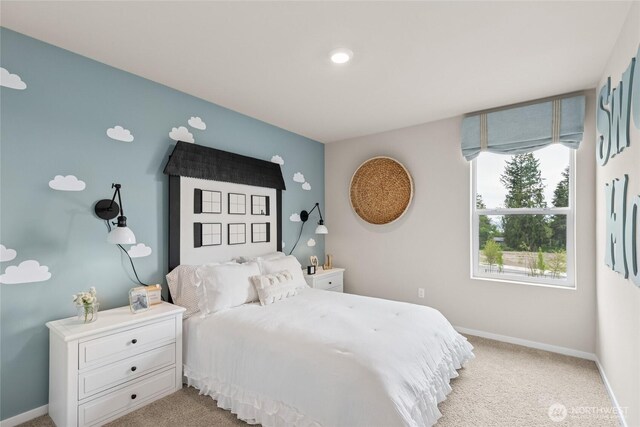 7318 281st Pl NW Unit 42, Stanwood, WA 98292 - bedroom with light carpet and baseboards
