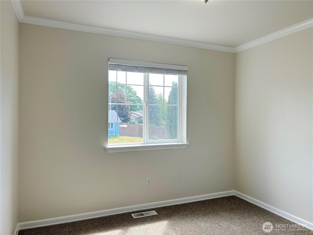 9002 Shadberry Dr SE, Olympia, WA 98513 - empty room with carpet, baseboards, and crown molding