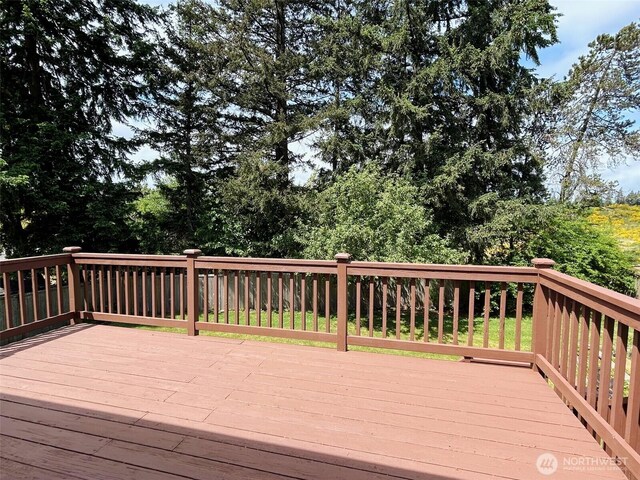 9002 Shadberry Dr SE, Olympia, WA 98513 - view of wooden terrace