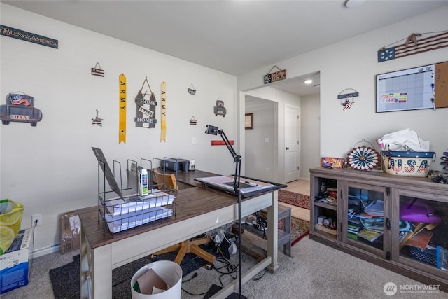 15028 Iverson Loop SE, Yelm, WA 98597 - office with carpet floors and baseboards