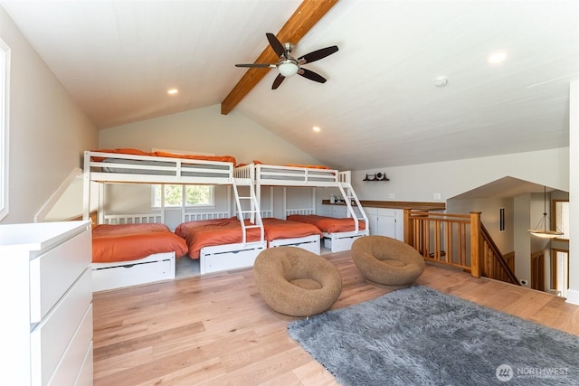 2 Greene Point Rd, Bellingham, WA 98229 - bedroom featuring wood finished floors, recessed lighting, and ceiling fan