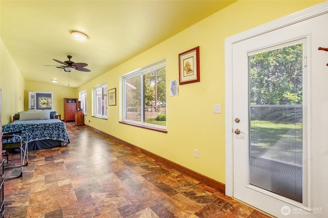 11801 Rd K NE, Moses Lake, WA 98837 - bedroom with baseboards and stone finish floors
