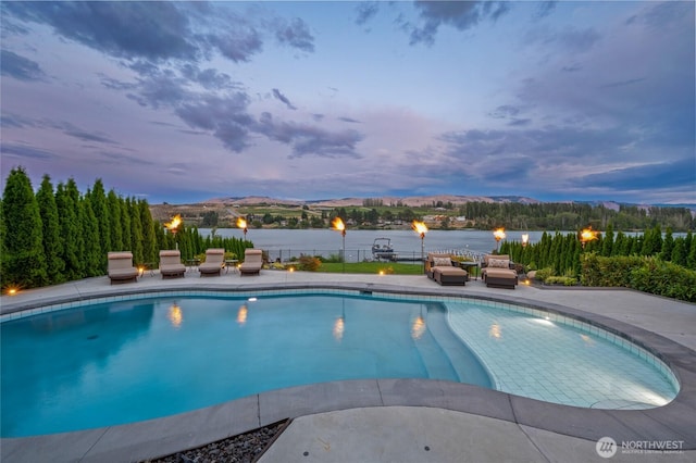 106 Shypoke Pl, Entiat, WA 98822 - view of swimming pool featuring a patio area