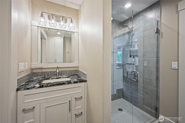 106 Shypoke Pl, Entiat, WA 98822 - full bathroom featuring a shower stall and vanity