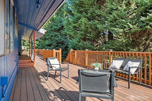 21907 3rd Ave SE, Bothell, WA 98021 - wooden terrace with an outdoor hangout area