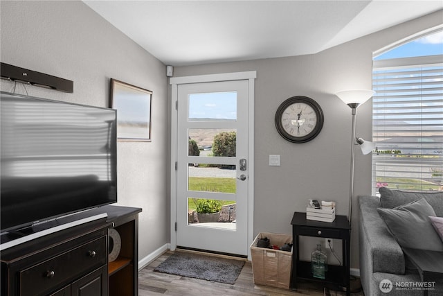207 Moon River Vw SW, Mattawa, WA 99349 - foyer entrance featuring wood finished floors, plenty of natural light, and baseboards