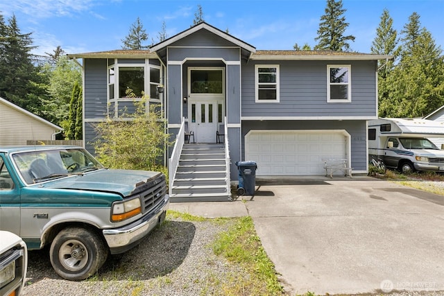 642 Sprague Valley Dr, Maple Falls, WA 98266 - bi-level home with a garage and driveway