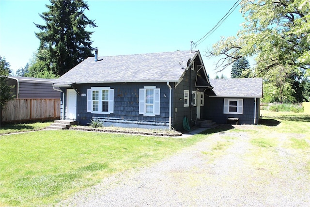 18343 Albany St SW, Rochester, WA 98579 - view of front of property with a shingled roof and driveway