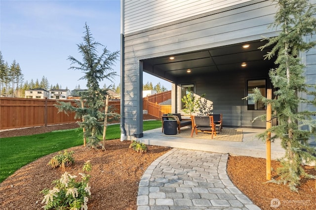 15306 204th Ave E Unit 23, Bonney Lake, WA 98391 - view of yard with a patio area