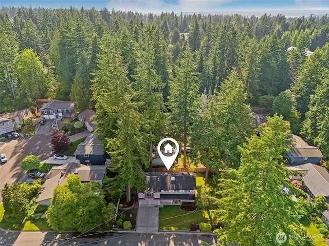 7309 134th Ave NE, Redmond, WA 98052 - view of property location featuring a heavily wooded area and nearby suburban area