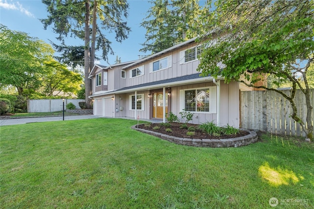 7309 134th Ave NE, Redmond, WA 98052 - traditional-style house featuring concrete driveway, an attached garage, and board and batten siding