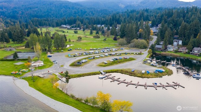 78 Honeycomb Ln, Bellingham, WA 98229 - drone / aerial view of a forest and a water and mountain view