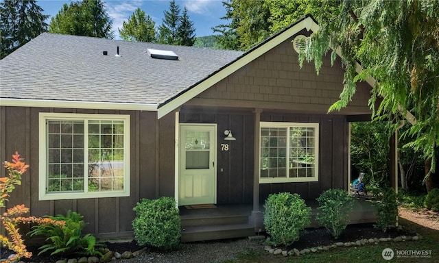 78 Honeycomb Ln, Bellingham, WA 98229 - view of front of house with board and batten siding and a shingled roof
