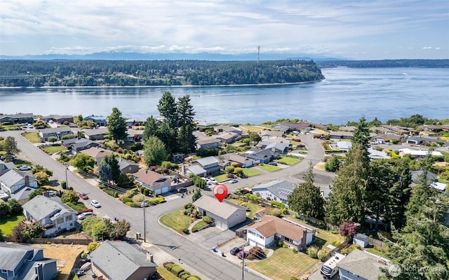 7215 N 23rd, Tacoma, WA 98406 - aerial perspective of suburban area featuring a large body of water