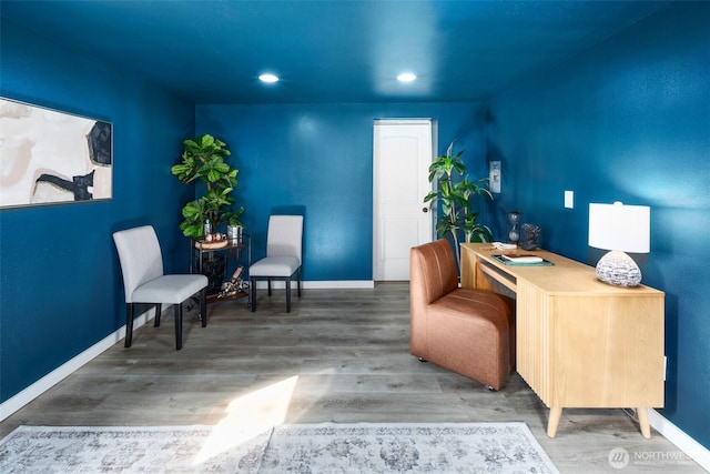 4642 Eastern Ave N, Seattle, WA 98103 - office with wood finished floors and recessed lighting