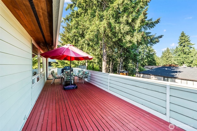 32232 7th Ave SW, Federal Way, WA 98023 - wooden terrace featuring outdoor dining space